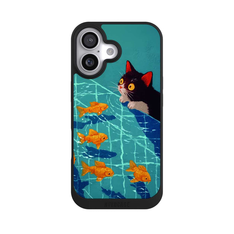 iPhone 17 NIVOpure Die Katze im Pool mit KI