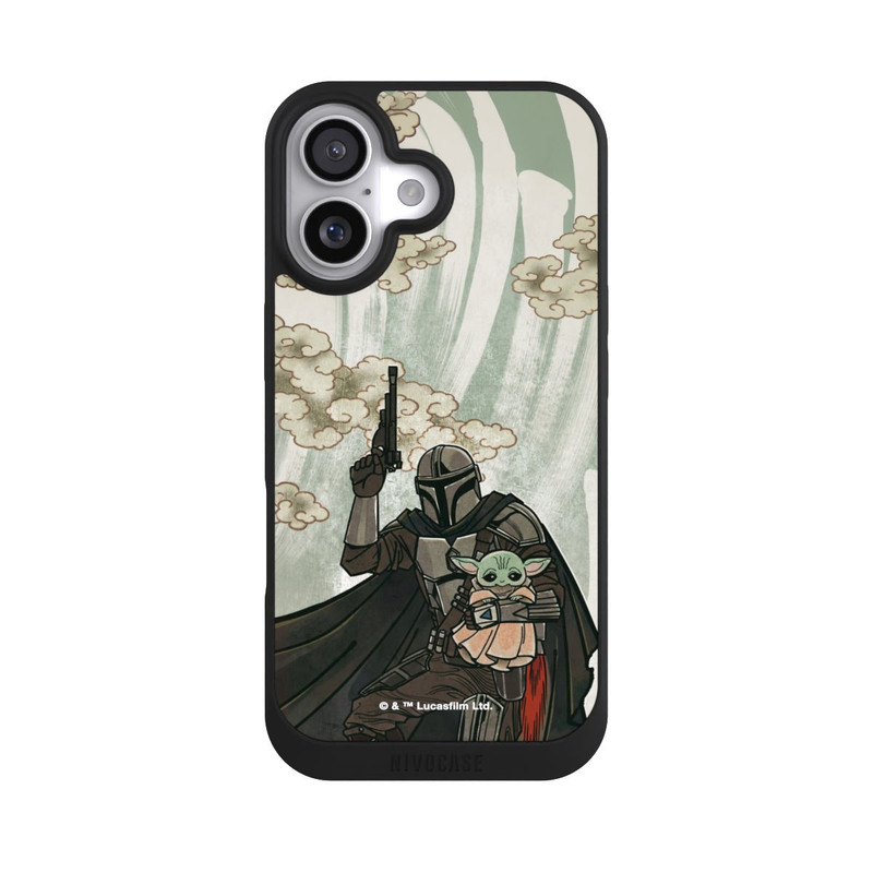 iPhone 17 NIVOpure Mandalorian and Child style japonais