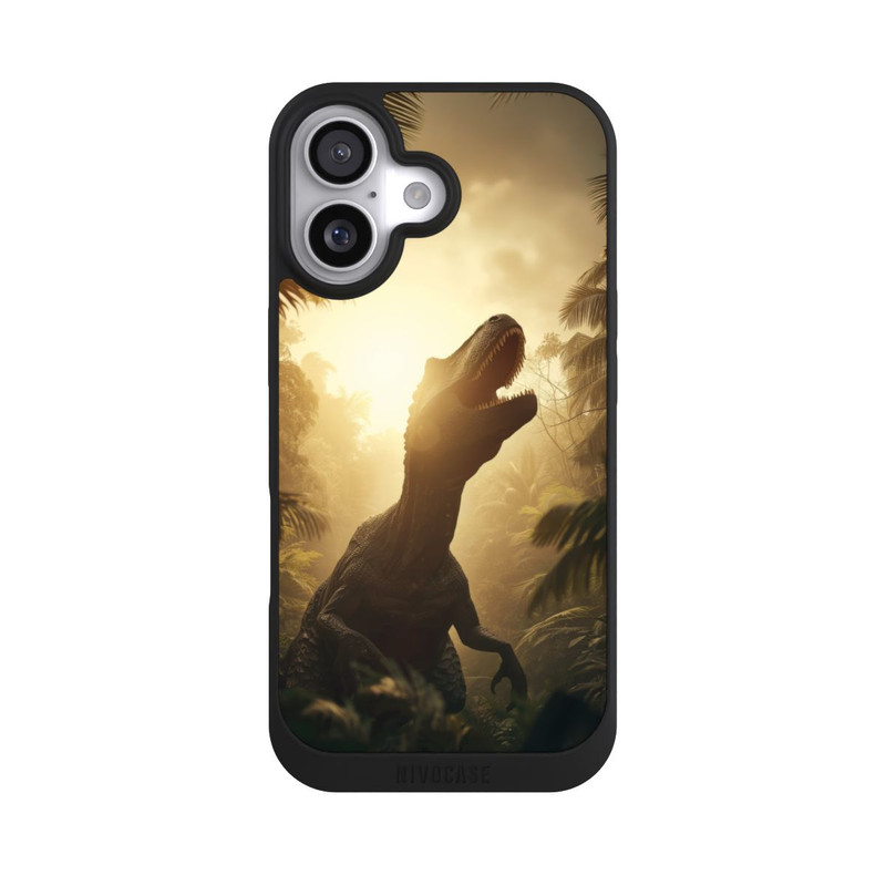 iPhone 17 NIVOpure Dinosaurier im Urwald mit KI