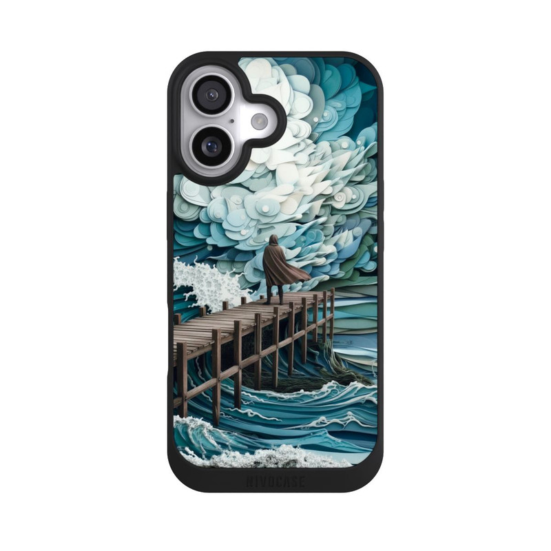 iPhone 17 NIVOpure Stormy sea with AI