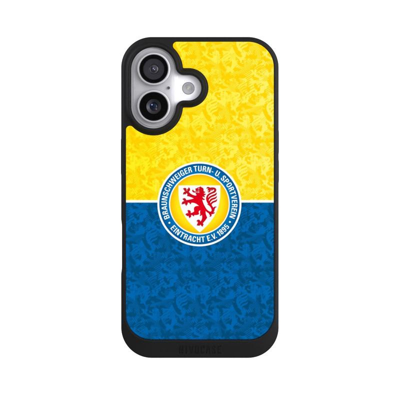 iPhone 17 NIVOpure Eintracht Braunschweig Motif Lions Jaune Bleu
