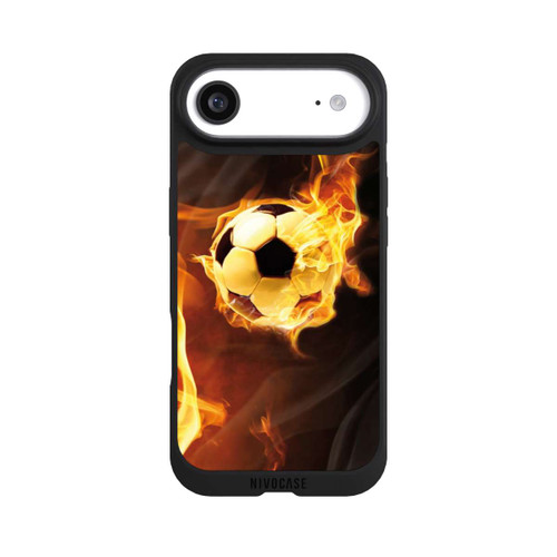 Apple iPhone Air NIVOpure Fußball in Flammen