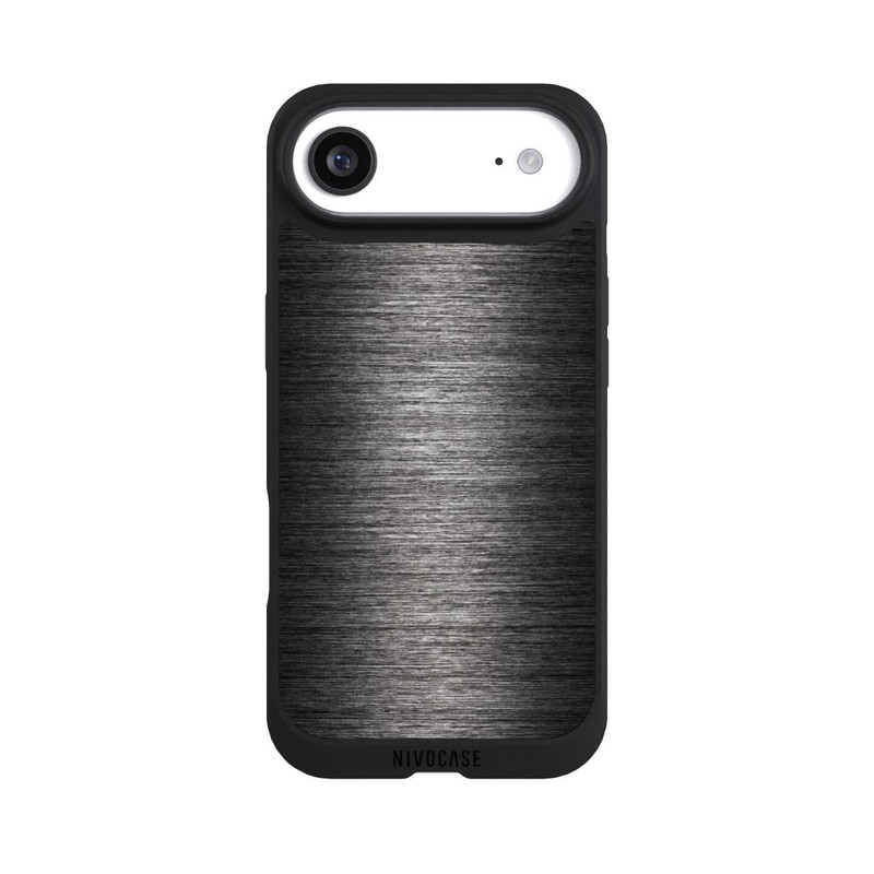 iPhone Air NIVOpure Metal Look Anthracite