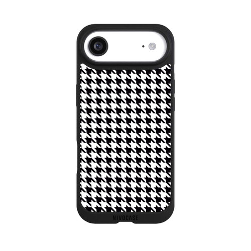 Apple iPhone Air NIVOpure Houndstooth black-white