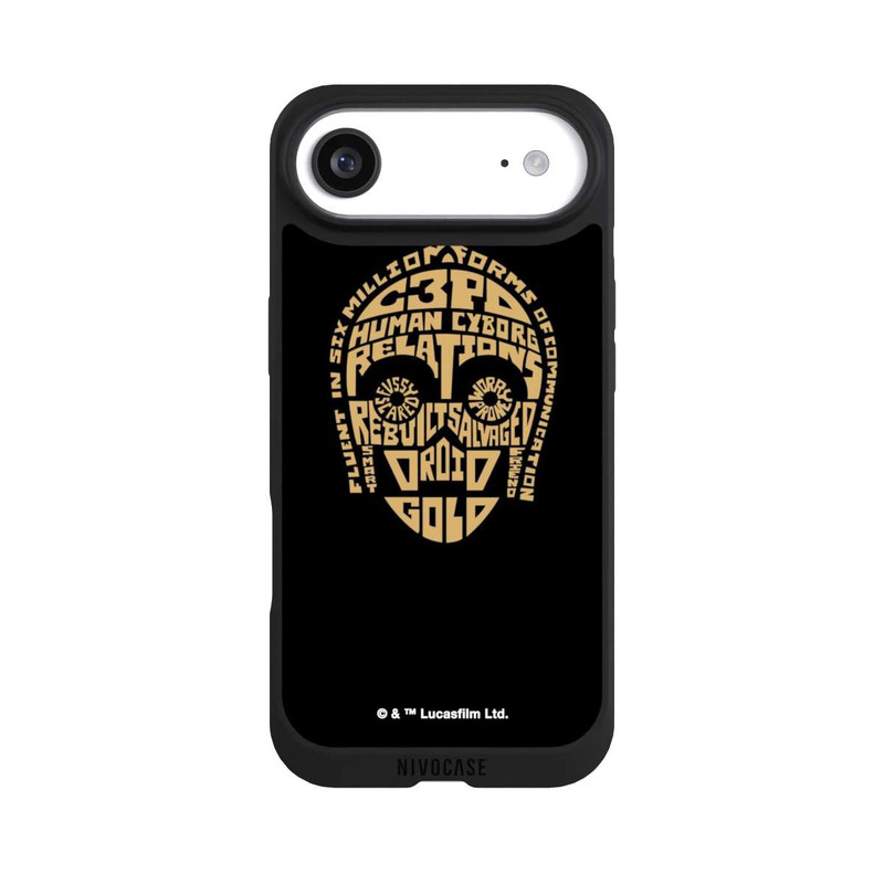 iPhone Air NIVOpure C3PO Typo Grafisch