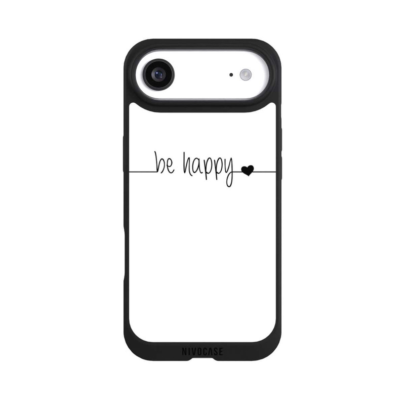 iPhone Air NIVOpure Be Happy White Background