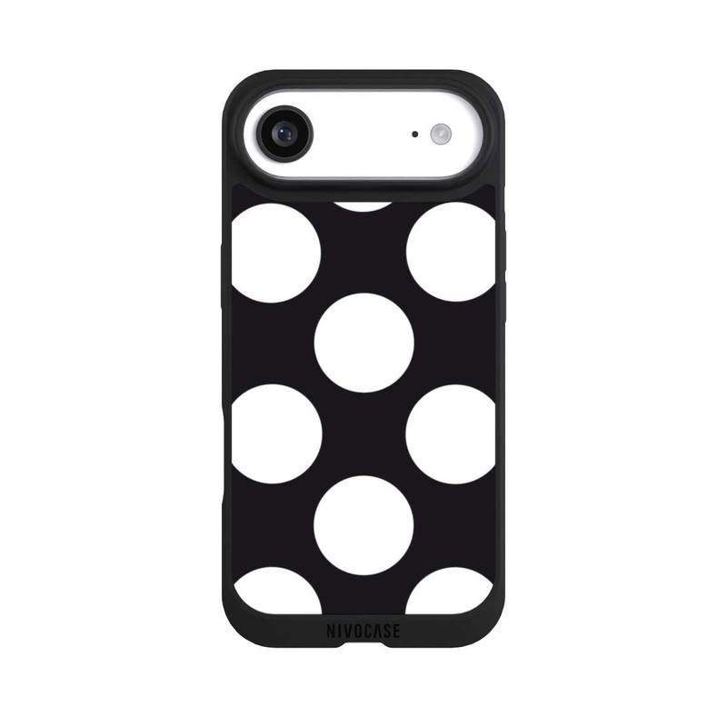 iPhone Air NIVOpure Big Dots - Black