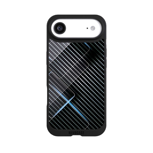Apple iPhone Air NIVOpure Blaue Linien auf Karbon