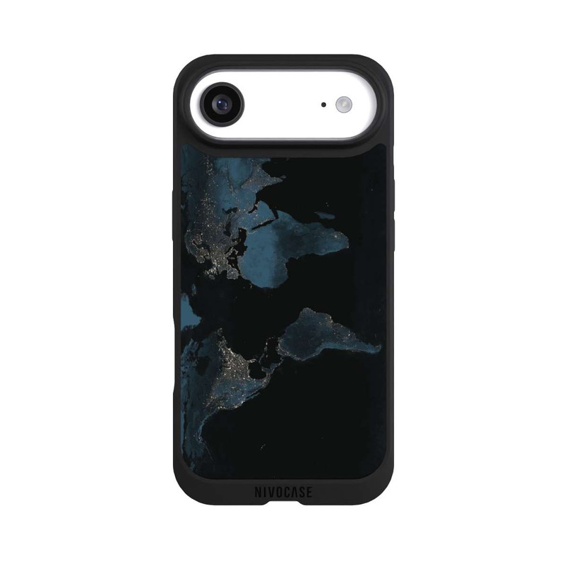 iPhone Air NIVOpure Carte du Monde Nuit