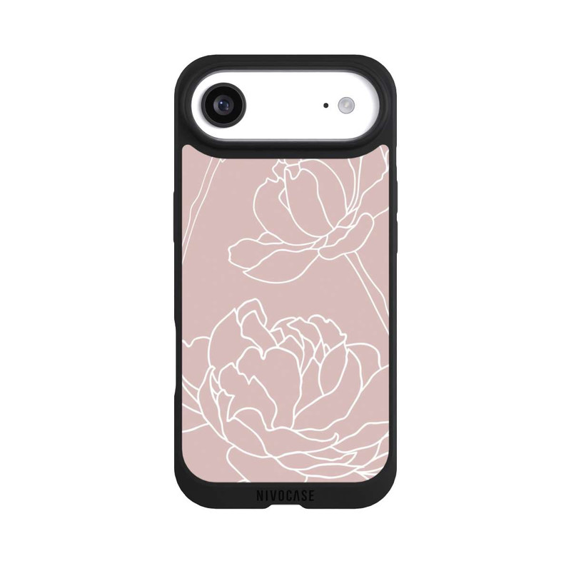 iPhone Air NIVOpure Fleur sur Fond Rose