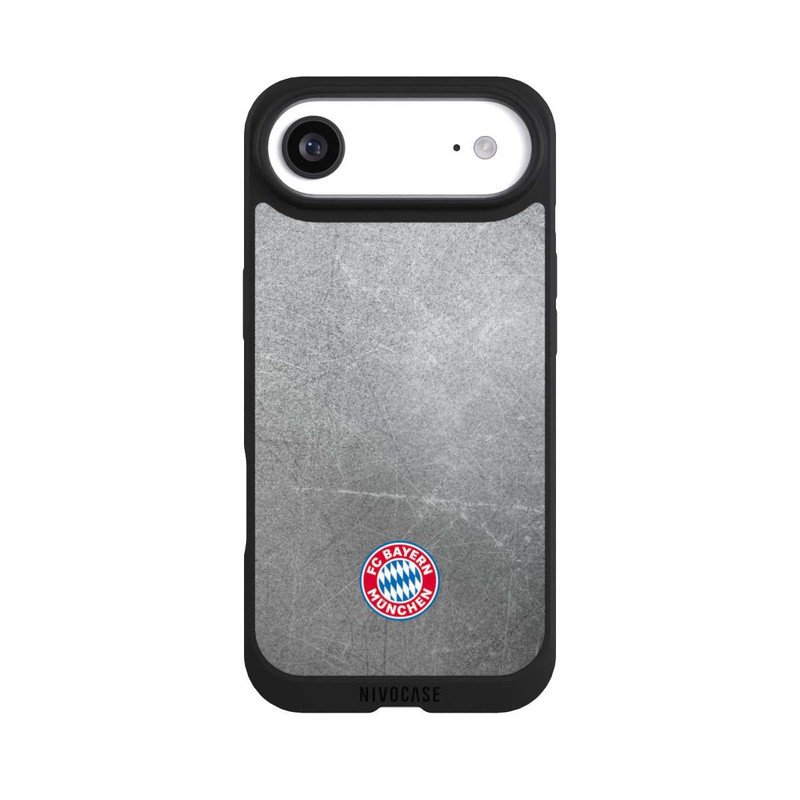 iPhone Air NIVOpure Klassisches FCB Logo Klein - Bunt auf Metalllook