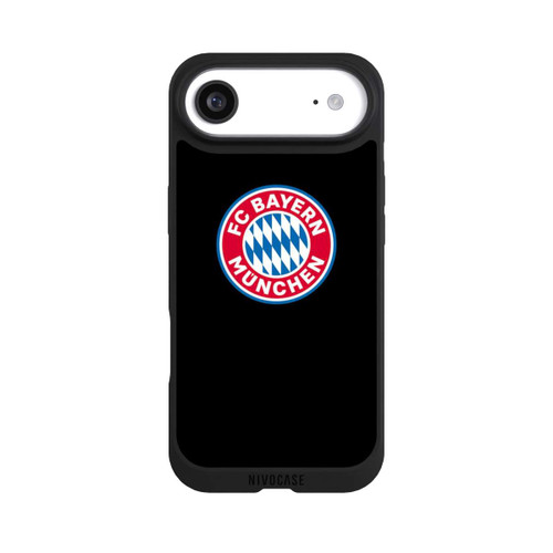 Apple iPhone Air NIVOpure Logo FCB sur fond noir