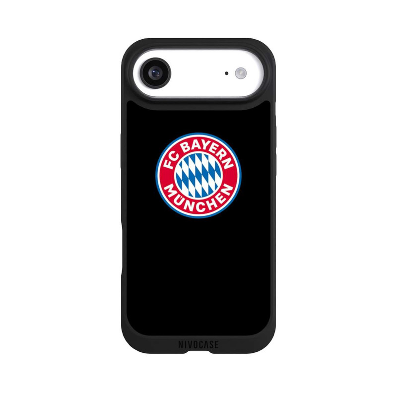 iPhone Air NIVOpure Logo FCB sur fond noir
