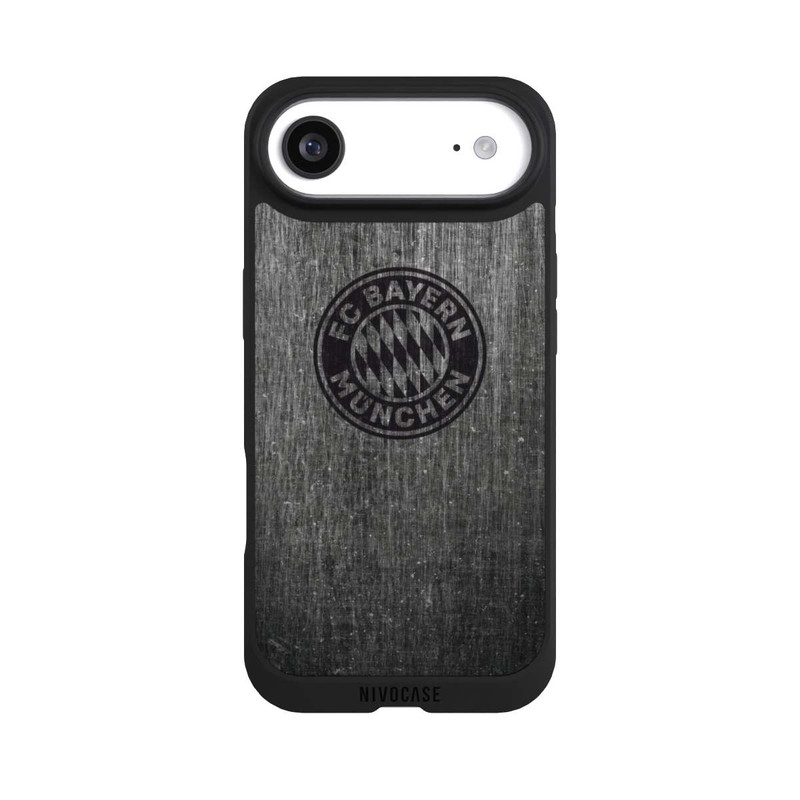iPhone Air NIVOpure Metalllook FCB Logo einfarbig