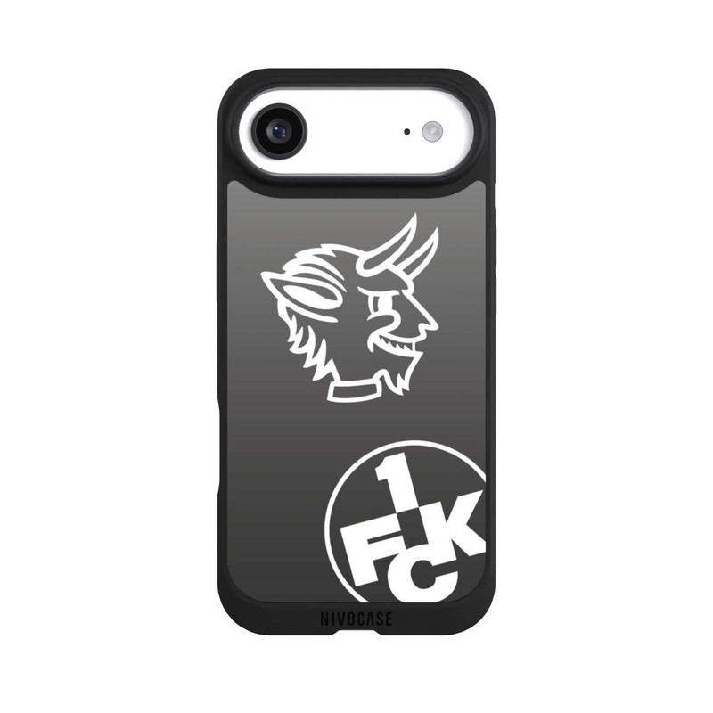 iPhone Air NIVOpure Teufelskopf FCK auf Schwarz