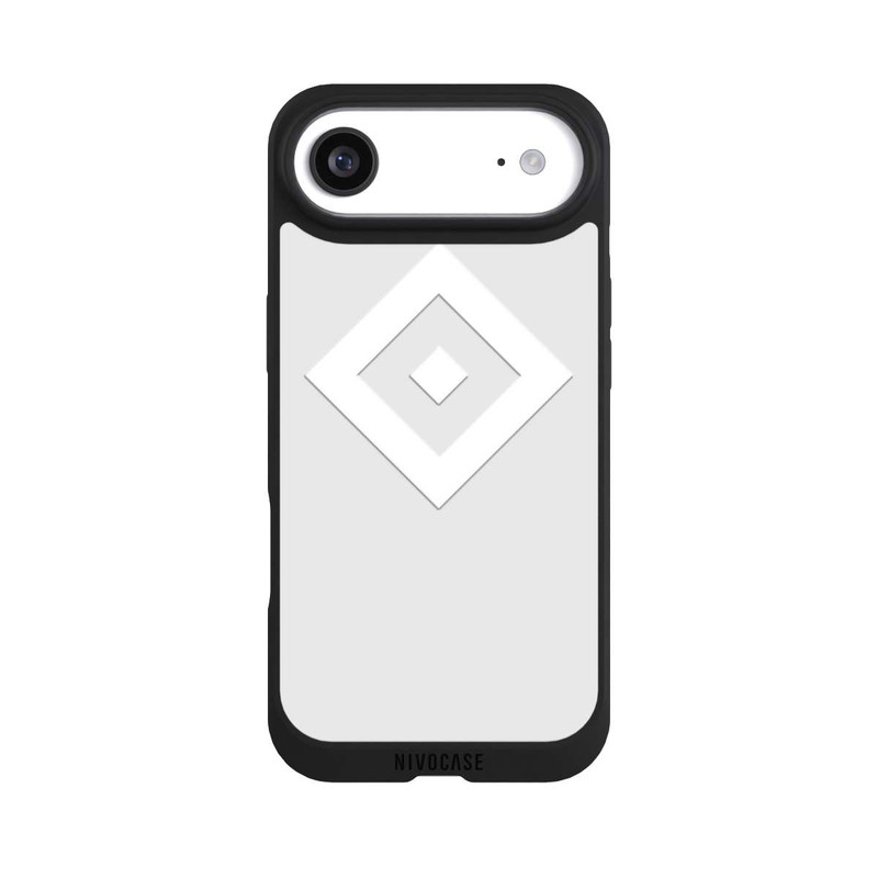 iPhone Air NIVOpure Rauten Logo auf HSV Grau
