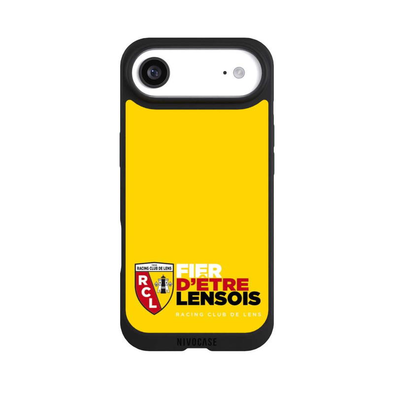iPhone Air NIVOpure Fond Logo RCL Jaune