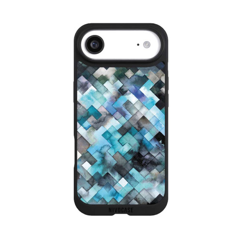 Apple iPhone Air NIVOpure Moody Geometry Blue