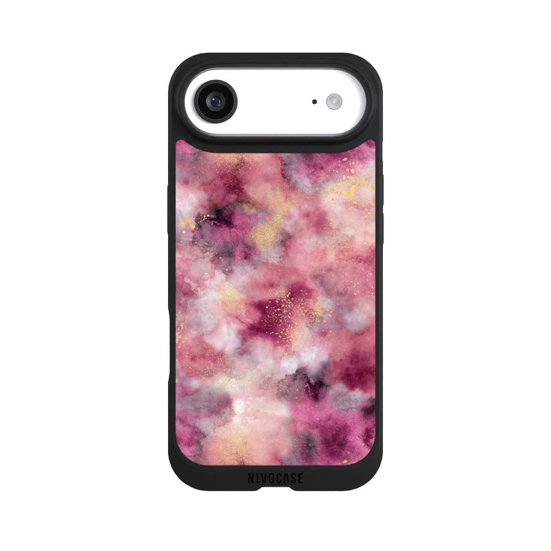 iPhone Air NIVOpure Rauchiges Marmoraquarell rosa