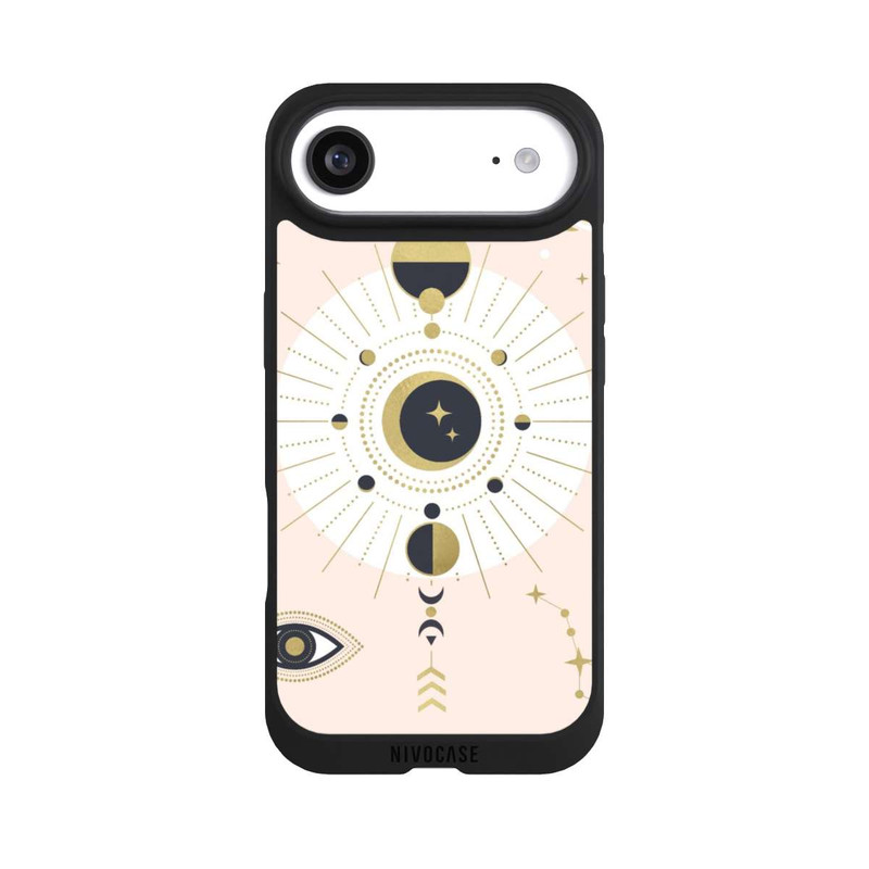 iPhone Air NIVOpure Abstrakter Rose-Gold-Look