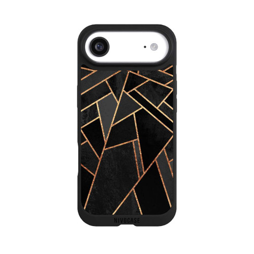 Apple iPhone Air NIVOpure Schwarze Nacht Gold Druck