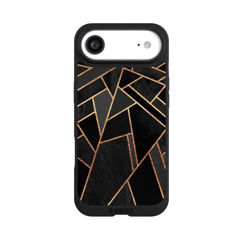 iPhone Air NIVOpure Black Night Gold Print
