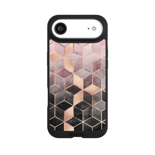 Apple iPhone Air NIVOpure Pink-grauer Farbverlauf Würfel Druck
