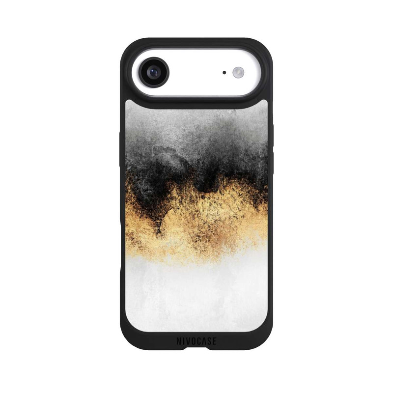 iPhone Air NIVOpure Grauer Himmelstaub Golddruck