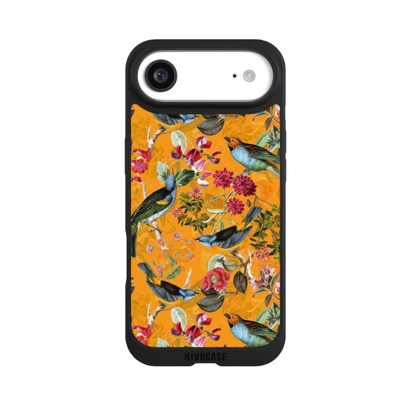 iPhone Air NIVOpure Tapete mit Vögeln und Blumen