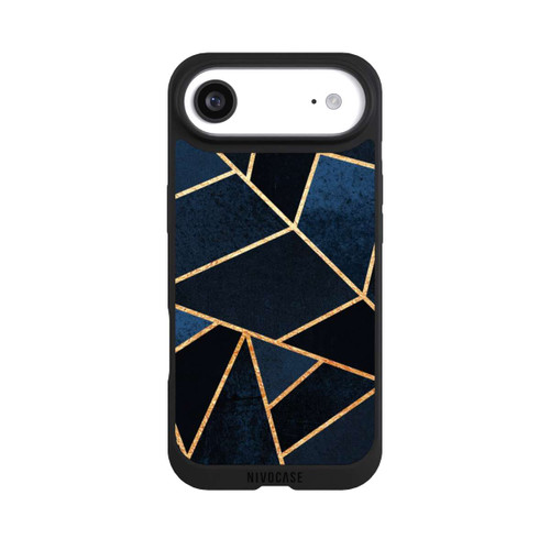 Apple iPhone Air NIVOpure Navy Stein Golddruck