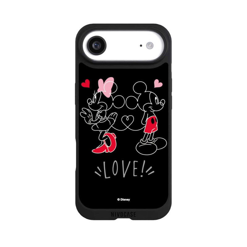 iPhone Air NIVOpure Souris amoureuse noire