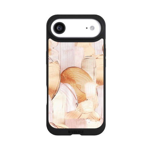 Apple iPhone Air NIVOpure White/Gold Brush Pattern