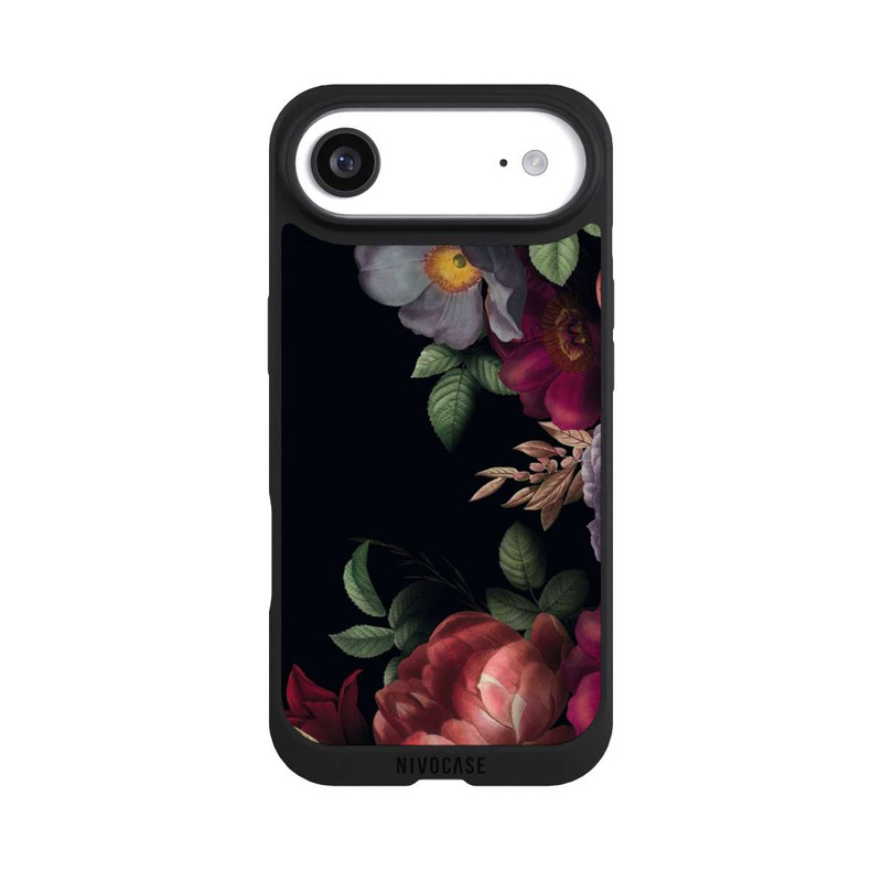 iPhone Air NIVOpure Fleurs sur noir