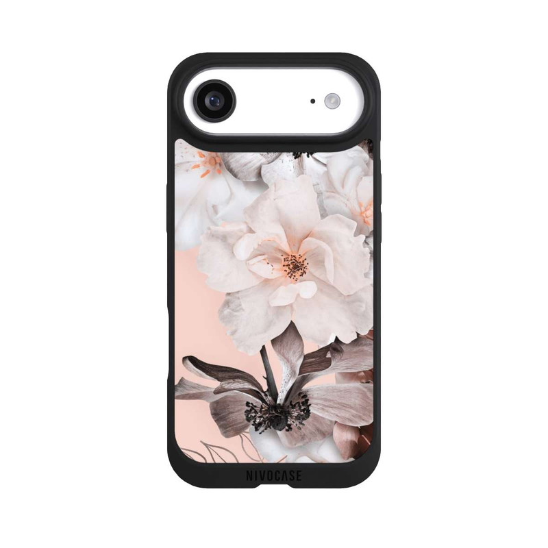 iPhone Air NIVOpure Mur de fleurs roses