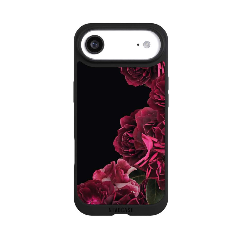iPhone Air NIVOpure Vintage Rosen auf Schwarz