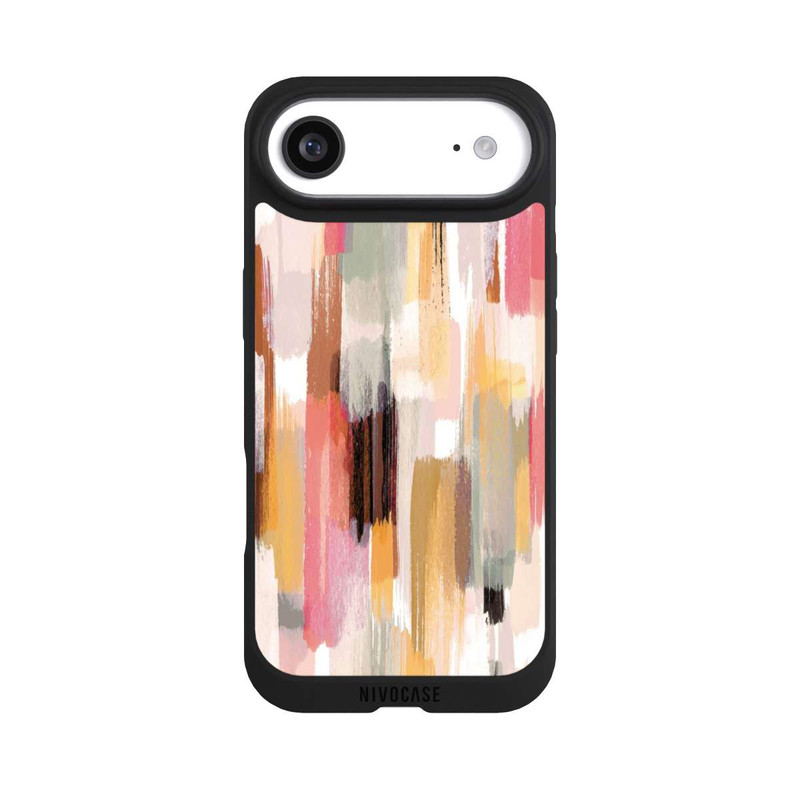 iPhone Air NIVOpure Abstrakte Pinselstriche Herbsttöne