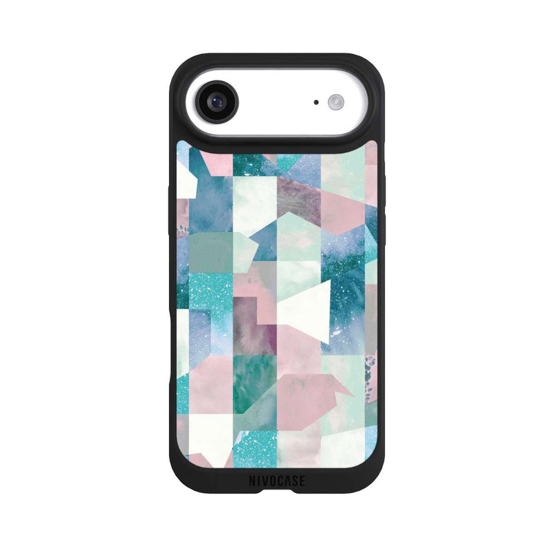 iPhone Air NIVOpure Collage Textur Pastell