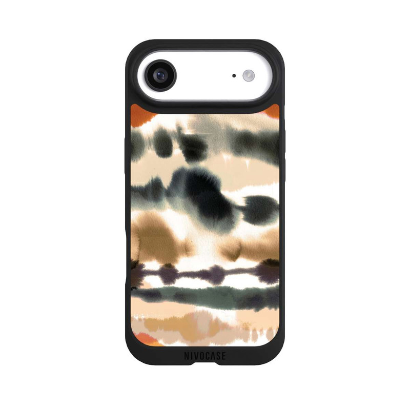 iPhone Air NIVOpure Weiche nautische Aquarelllinien Orange