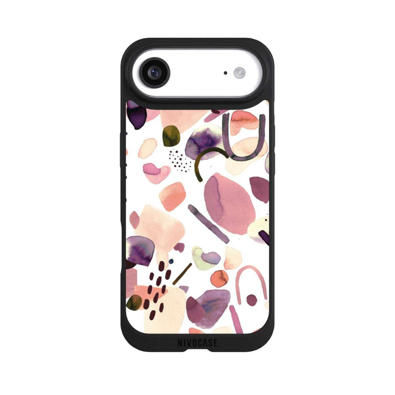 iPhone Air NIVOpure Abstrakte Formen aquarell lila