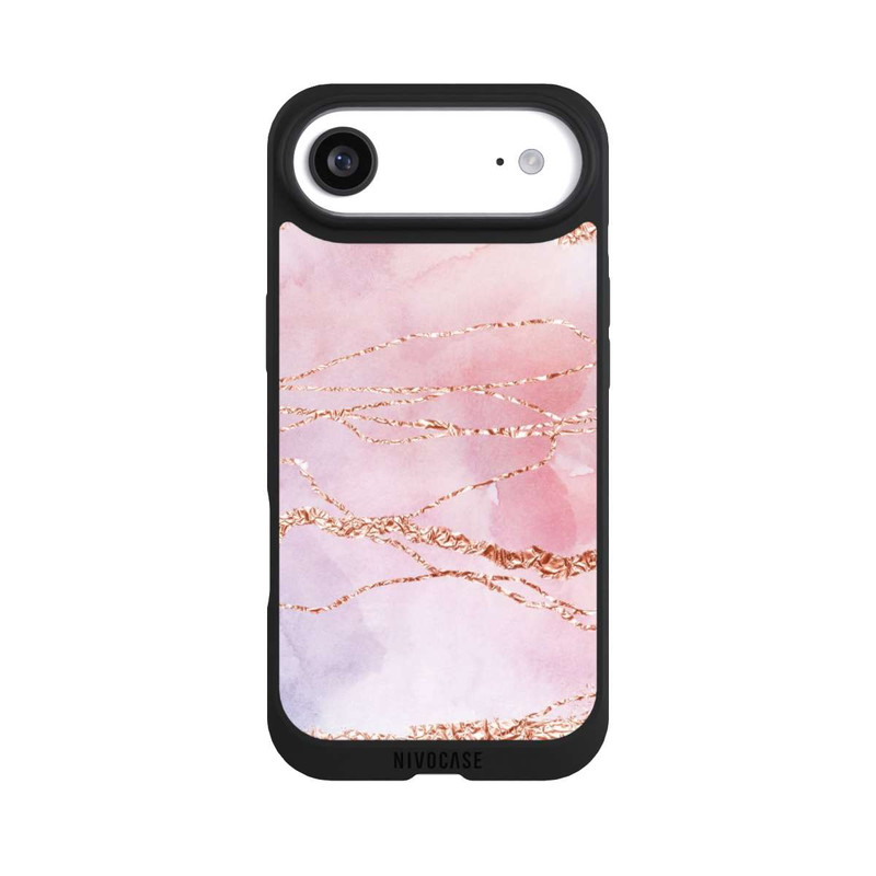 iPhone Air NIVOpure Glitzer Look Pink Mädchen Marmor