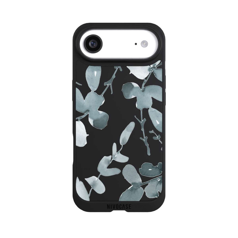 iPhone Air NIVOpure Eukalyptus Muster transparent