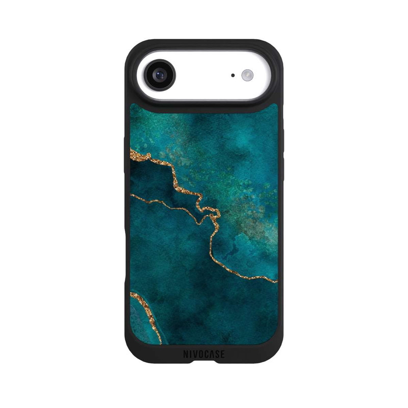 iPhone Air NIVOpure Edelstein glänzend aquamarin
