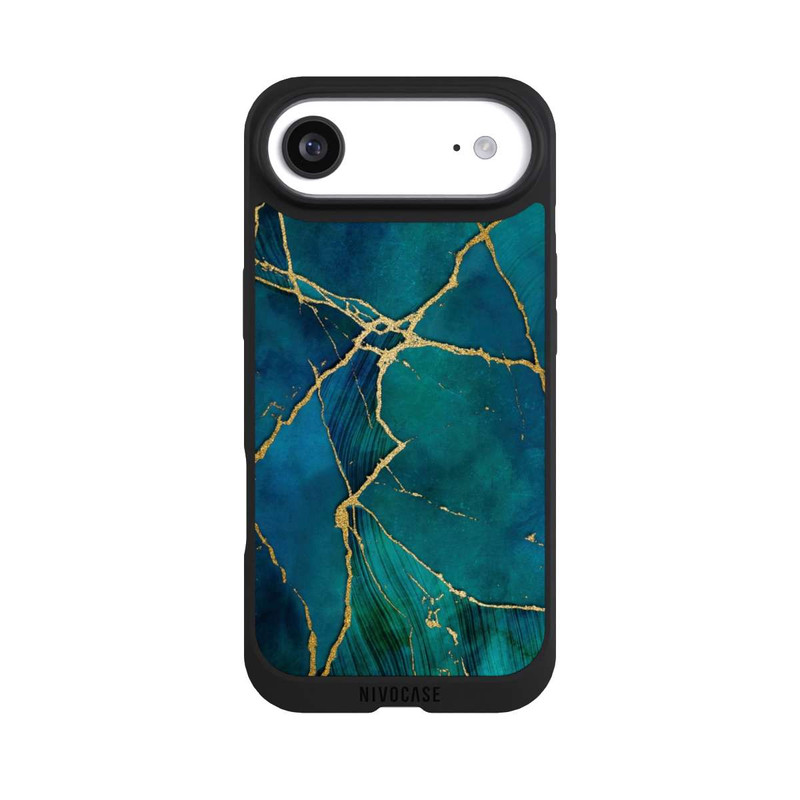 iPhone Air NIVOpure Mineralischer Glamourlook Blaugold