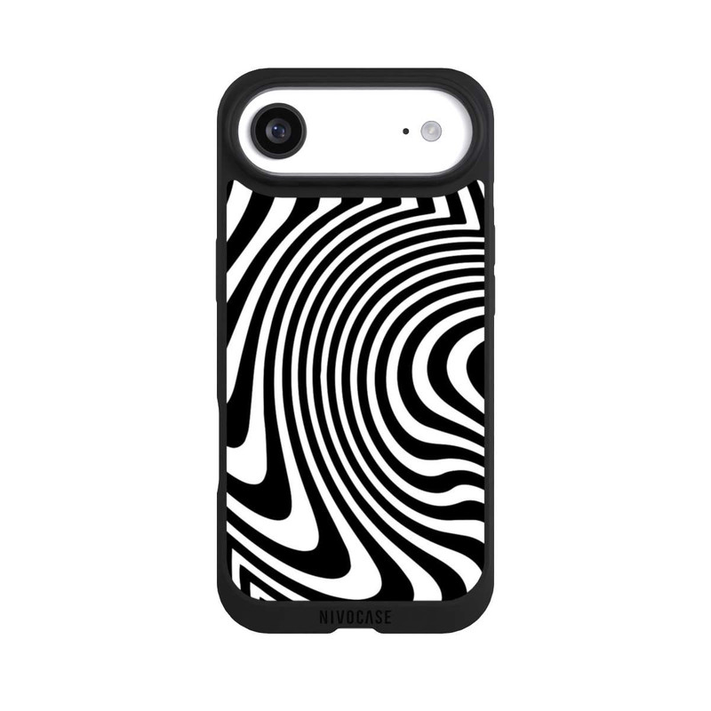 iPhone Air NIVOpure Black and White Waves
