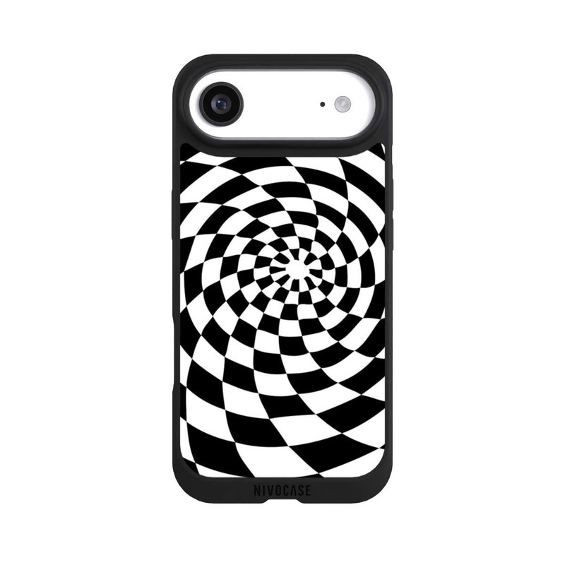 iPhone Air NIVOpure Schwarz-Weiß Illusion