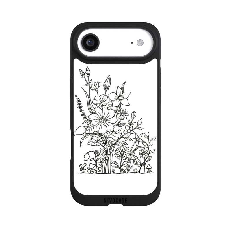 iPhone Air NIVOpure Fleurs Dessin au trait