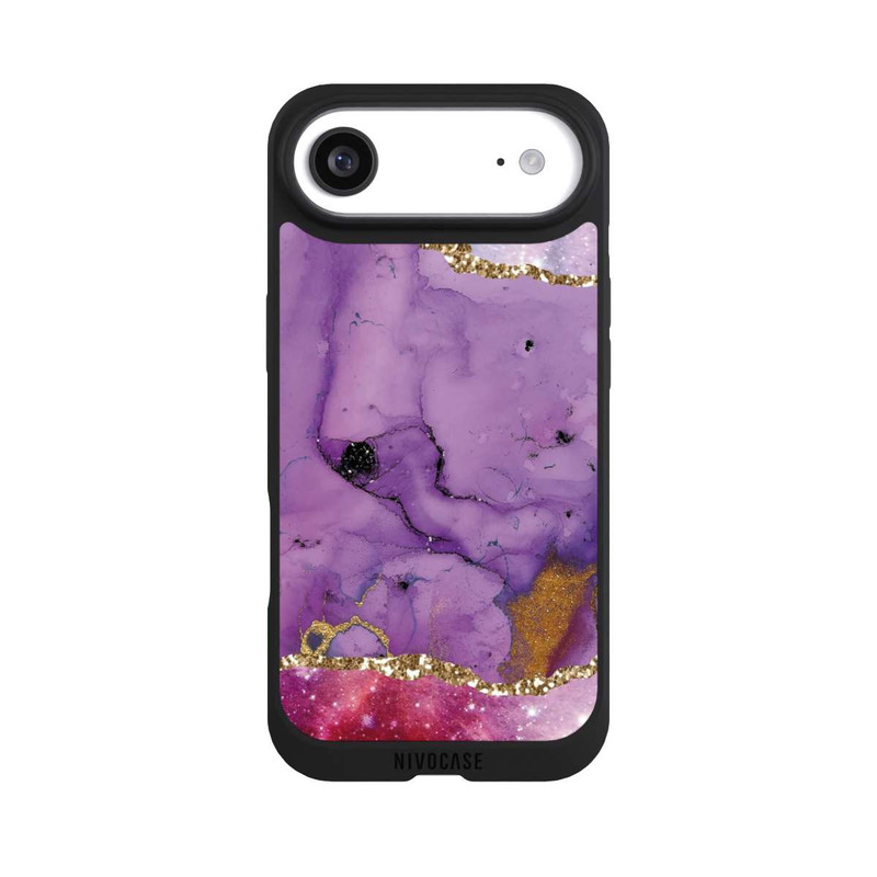 iPhone Air NIVOpure Purple Galaxy Glamour Marble
