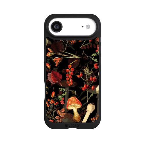 Apple iPhone Air NIVOpure Mushroom Pattern Black