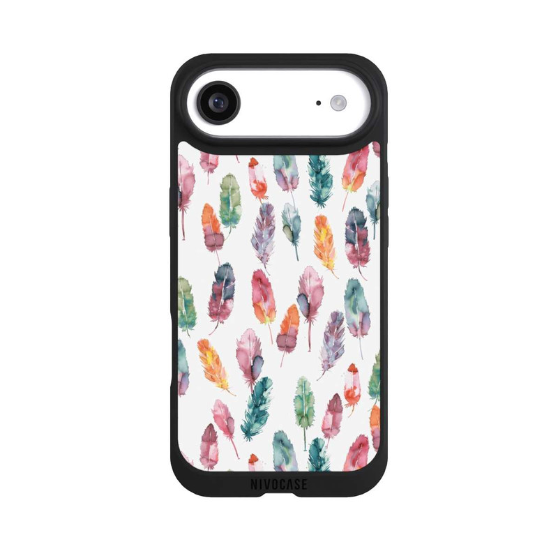 iPhone Air NIVOpure Aquarellfedern Boho