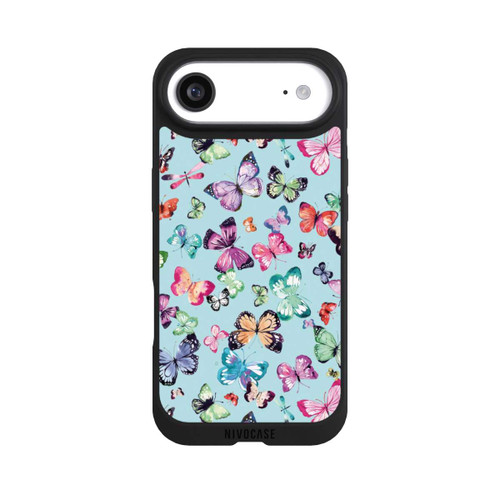 Apple iPhone Air NIVOpure Schmetterlinge rosa orange blau